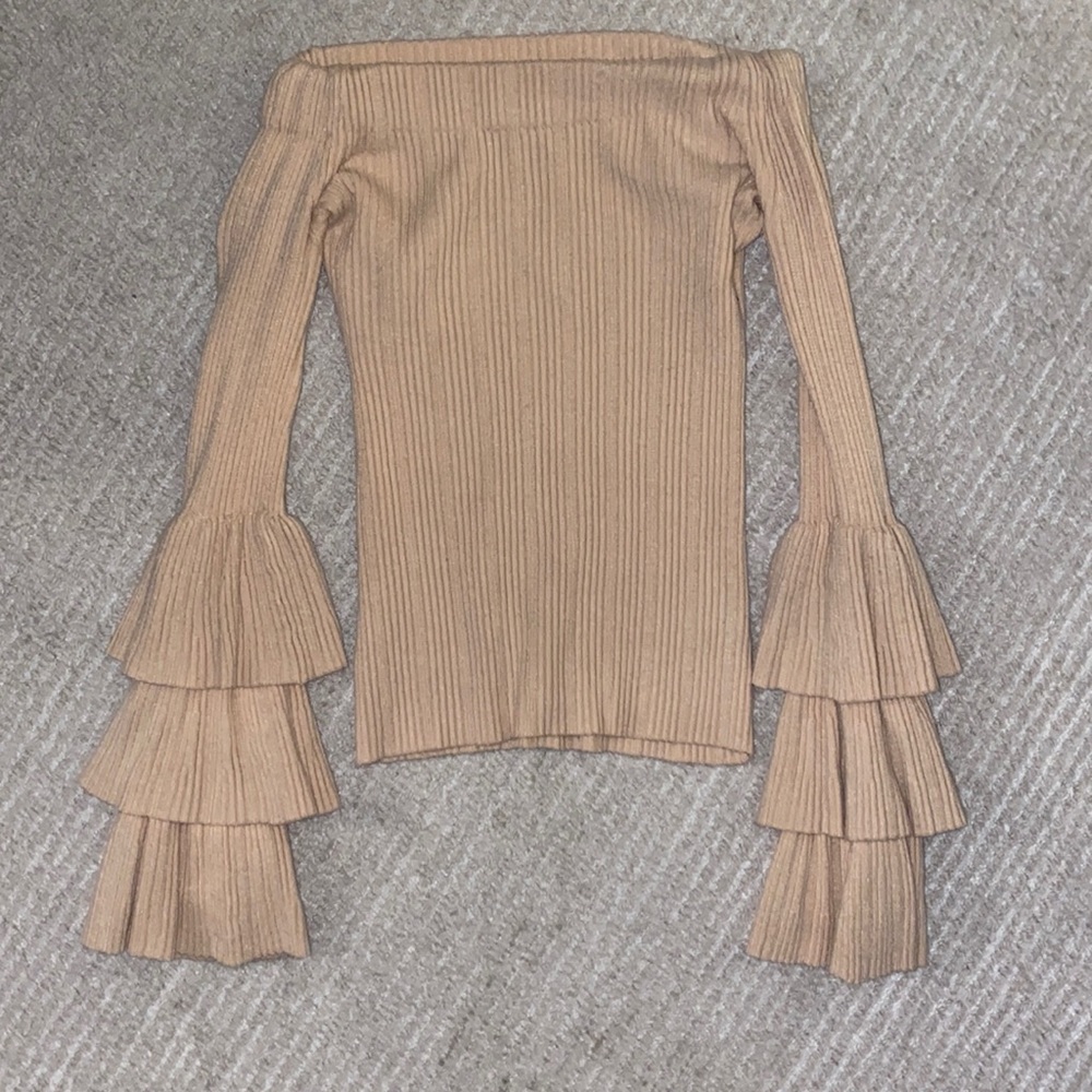 Off the Shoulder Sweater Top
